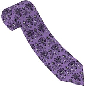 Haunted the Mansion Ties for Men Funny Neckties Polyester Textile Soft Neck Ties for Weddings Party Valentine's Day in Saudi Arabia