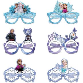 12Pcs Frozen Party Set, Party Decorative Glasses, Cosplay Decorative Glasses, Suitable for Witch Frozen Group Birthday Parties, Children's Birthday Party Gifts in Saudi Arabia