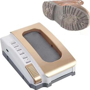 Shoes Cleaner Polisher Fully Automatic Sole Cleaning Machine, 260rpm Rechargeable Entrance Shoe Brush,for Home Hotel (Red) in Saudi Arabia
