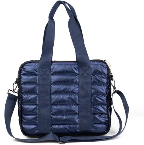 lemonbella Women’s Pickleball Tote Bag, Quilted Puffer Sports Tote, Racquet & Gear Carry Bag, Bella Pickleball Collection (Sapphire Slam) in Saudi Arabia