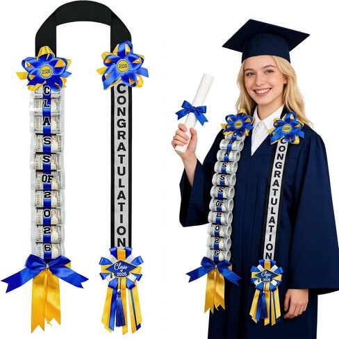 Meetory Graduation Lei - نقود التخرج فئة 2026، هدايا التخرج لإكسسوارات التخرج، مستلزمات حفلات التخرج، الرجال والنساء in Kuwait