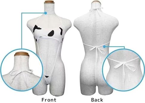 ملابس السباحة النسائية Micro Monokini Slingback مع G-String - تصميم بسيط عالي القطع in Kuwait