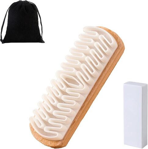 2026 New Suede Brush, Magic Rubber Shoe Brush, Natural Rubber Bristles for Stain Removal & Nap Restoration,Boots Cleaner Kit with Eraser in Saudi Arabia