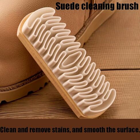 2026 New Suede Brush, Magic Rubber Shoe Brush, Natural Rubber Bristles for Stain Removal & Nap Restoration,Boots Cleaner Kit with Eraser in Saudi Arabia