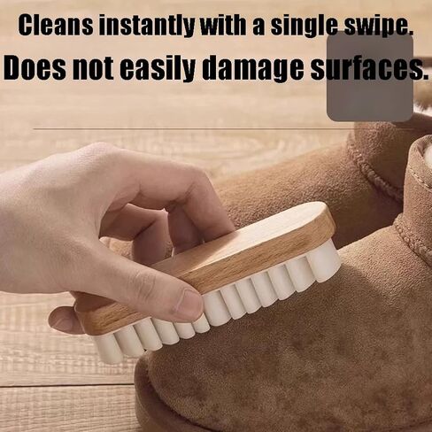 2026 New Suede Brush, Magic Rubber Shoe Brush, Natural Rubber Bristles for Stain Removal & Nap Restoration,Boots Cleaner Kit with Eraser in Saudi Arabia