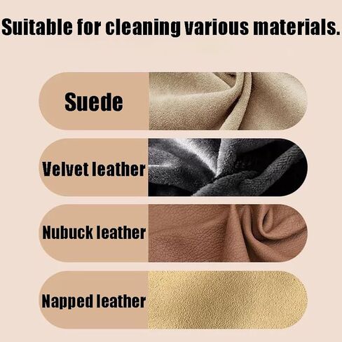 2026 New Suede Brush, Magic Rubber Shoe Brush, Natural Rubber Bristles for Stain Removal & Nap Restoration,Boots Cleaner Kit with Eraser in Saudi Arabia