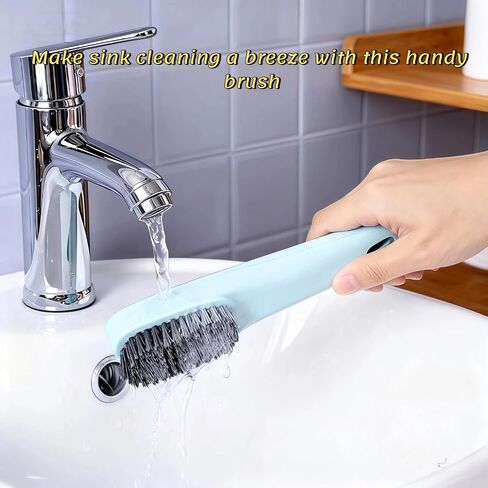 Laundry Brush, Shoe Brush, Used for Cleaning Stains, Floor Tiles, Kitchen, Carpet, Household Cleaning, Etc. Easy to Hold Set of 2 Pieces in Saudi Arabia