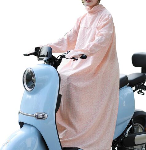 Full Body Sun Protection Suit Protective Cycling Clothing Long Sleeve Rash Guard with Snap Buckle for Men Women Motorcycle Riding Outdoor Activities (Flower) in Kuwait