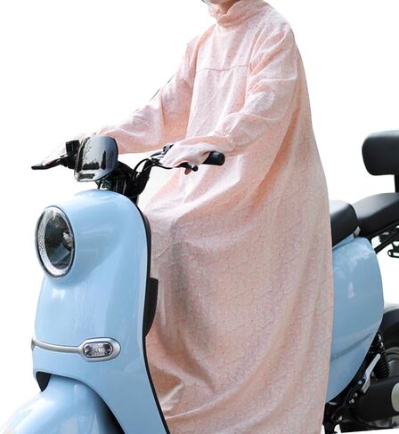 Full Body Sun Protection Suit Protective Cycling Clothing Long Sleeve Rash Guard with Snap Buckle for Men Women Motorcycle Riding Outdoor Activities (Flower) in Kuwait