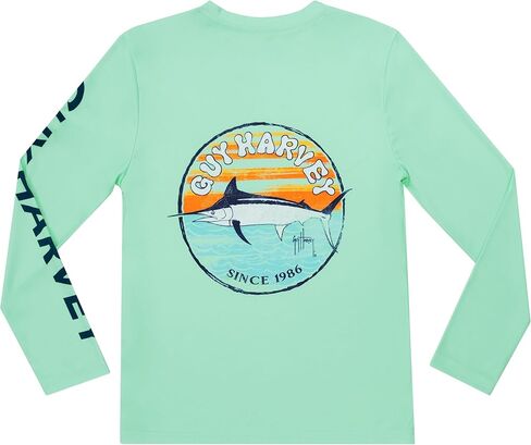 قميص Guy Harvey للأولاد Eco Cast Perfomance للحماية من الشمس بأكمام طويلة in Kuwait