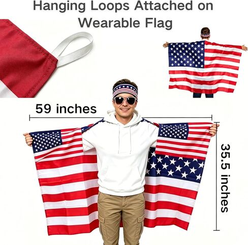 2026 World Soccer Sport Cup USA Fan Gear Kit, 10pcs Patriotic Soccer Fan Accessories for Game Day & Watch Party - with USA Team Flag, Scarf, Headband, Wristbands, Sunglasses, Clapper, Cheering Sticks in Saudi Arabia