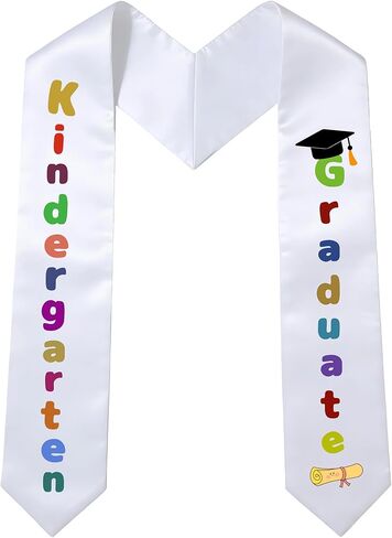 Kindergarten Preschool Graduation Sash,Unisex Kindergarten Preschool Graduation Stole Class of 2026 Graduation Gift in Saudi Arabia