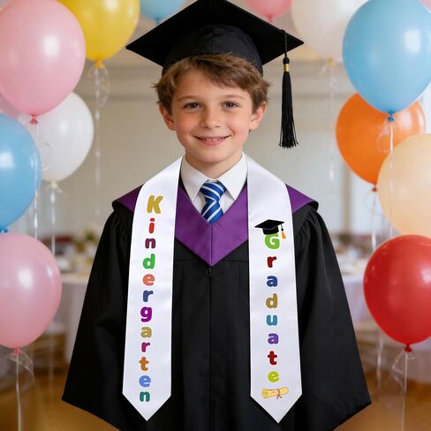 Kindergarten Preschool Graduation Sash,Unisex Kindergarten Preschool Graduation Stole Class of 2026 Graduation Gift in Saudi Arabia