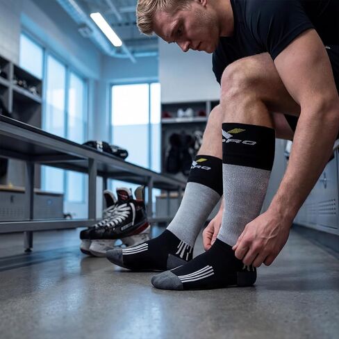 VPRO Cut Resistant Hockey Socks, Performance Protection, Moisture-Wicking in Saudi Arabia