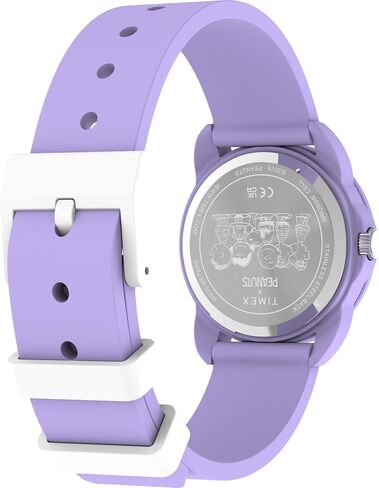 Timex Youth Peanuts Youth Spring 30mm Watch - Purple Strap White Dial Purple Case in Kuwait