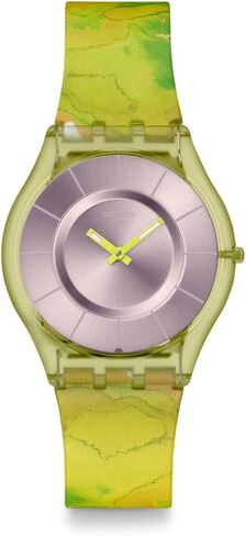 Swatch Skin Unisex Casual Watch Biosourced Quartz Water Resistant Paradise Bloom in Kuwait