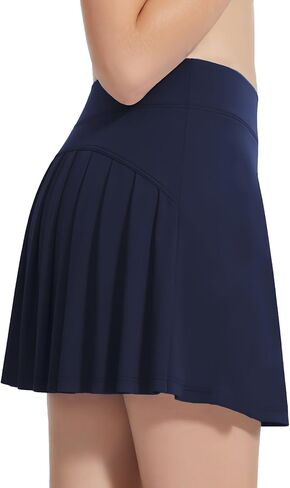 Girls Tennis Skirts with Inner Shorts & Pockets High Waisted Golf Skirt Athletic Running Pleated Skort 5-14 Years in Saudi Arabia