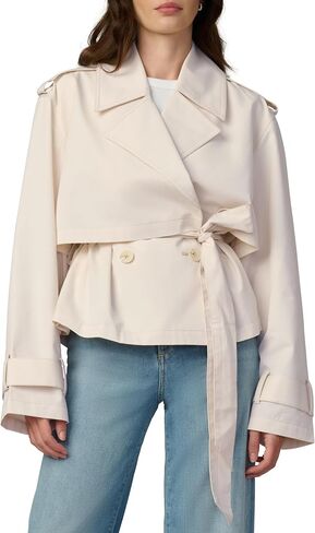 Joe's Jeans Women's The Liz Cropped Trench Coat in Kuwait