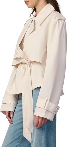 Joe's Jeans Women's The Liz Cropped Trench Coat in Kuwait