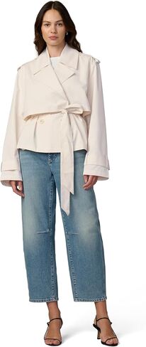 Joe's Jeans Women's The Liz Cropped Trench Coat in Kuwait