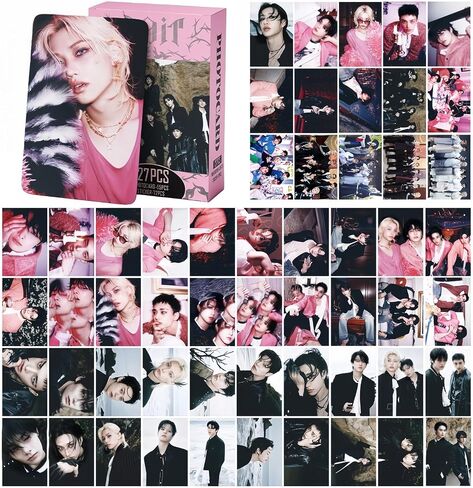 مجموعة بطاقات صور للأطفال من PYAJUU مكونة من 4 قطع/364 قطعة من بطاقات الصور KPOP Straykids DO IT، بطاقات صور القوة، بطاقات بريدية عملاقة، هدية ميرش لموسم 2026 للبقاء، 220 قطعة من ملصقات LOMO و144 قطعة in Kuwait