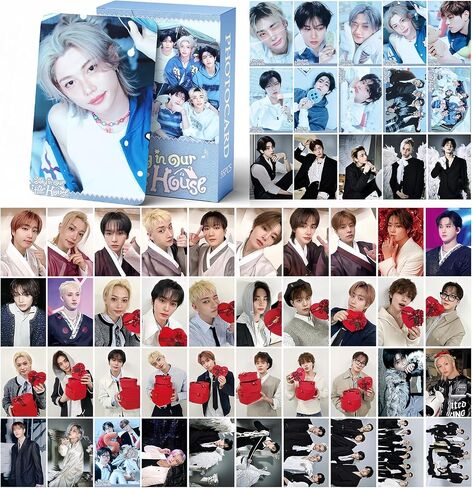 مجموعة بطاقات صور للأطفال من PYAJUU مكونة من 4 قطع/364 قطعة من بطاقات الصور KPOP Straykids DO IT، بطاقات صور القوة، بطاقات بريدية عملاقة، هدية ميرش لموسم 2026 للبقاء، 220 قطعة من ملصقات LOMO و144 قطعة in Kuwait
