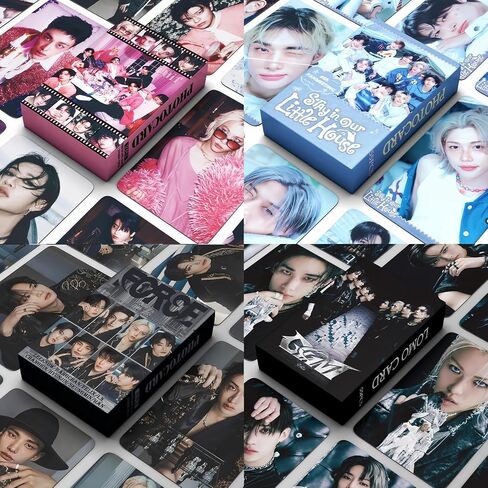 مجموعة بطاقات صور للأطفال من PYAJUU مكونة من 4 قطع/364 قطعة من بطاقات الصور KPOP Straykids DO IT، بطاقات صور القوة، بطاقات بريدية عملاقة، هدية ميرش لموسم 2026 للبقاء، 220 قطعة من ملصقات LOMO و144 قطعة in Kuwait