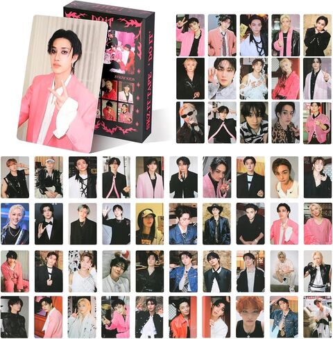 High-Definition Stray Kids DO IT Album Photocards, Perfect Kpop SKZ Photocards, Straykids Album Photo Cards, Stray Kids Merch Lomo Cards Set, SKZ Merch Lomo Cards, Gift for Boys and Girls in Saudi Arabia
