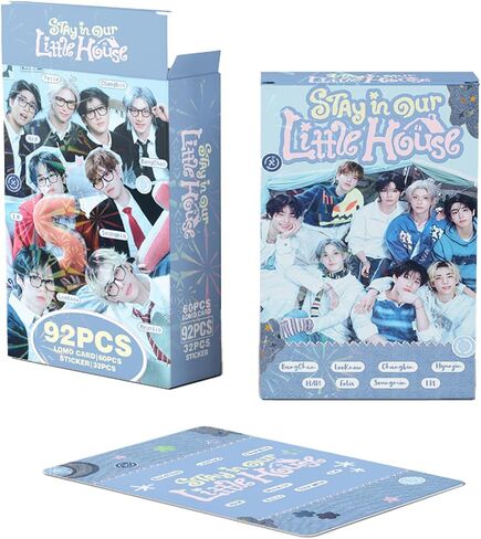 KPOPBTS Stray in Our Little House album Photocards Stray Kids Postcard Gift Merch for SKZ Boys and girls Lomo Card Set in Kuwait