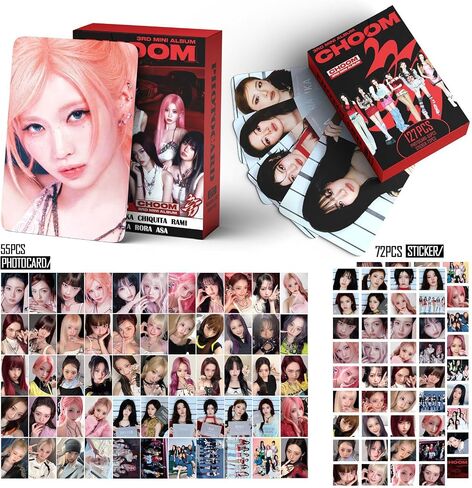 Yuto 127 PCS Album choom Photocards 55 PCS Lomo Cards Set 72 PCS Stickers Postcard Gift Merchandise for Boys and Girls in Kuwait