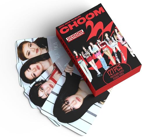 Yuto 127 PCS Album choom Photocards 55 PCS Lomo Cards Set 72 PCS Stickers Postcard Gift Merchandise for Boys and Girls in Kuwait