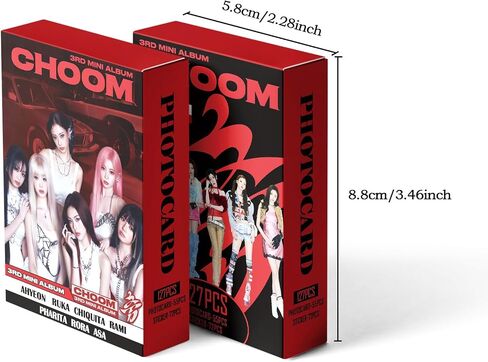 Yuto 127 PCS Album choom Photocards 55 PCS Lomo Cards Set 72 PCS Stickers Postcard Gift Merchandise for Boys and Girls in Kuwait