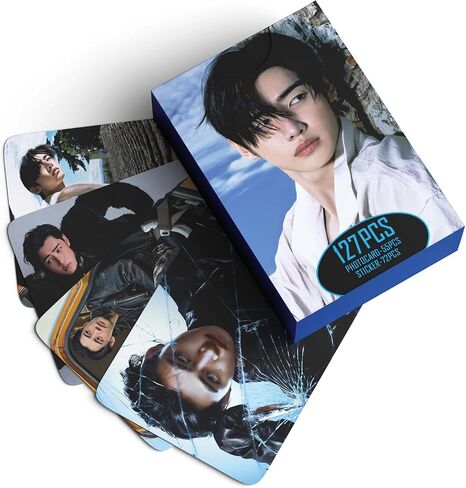 ألبوم Yuto المكون من 127 قطعة THE SIN: Vanish Photocards مجموعة 55 قطعة من بطاقات Lomo و72 قطعة من ملصقات الهدايا البريدية للبنين والبنات (SUNGHOON) in Kuwait