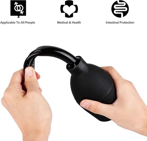 RANEU Enema Bulb Kit with Lube Anal Douche Superior Materials Douche for Men Women in Kuwait