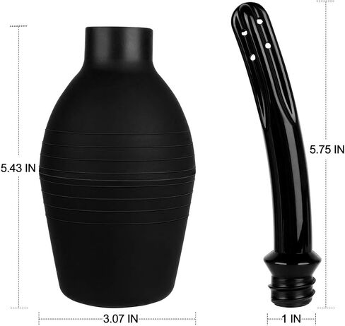 RANEU Enema Bulb Kit with Lube Anal Douche Superior Materials Douche for Men Women in Kuwait
