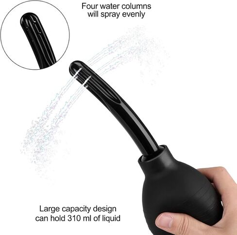 RANEU Enema Bulb Kit with Lube Anal Douche Superior Materials Douche for Men Women in Kuwait