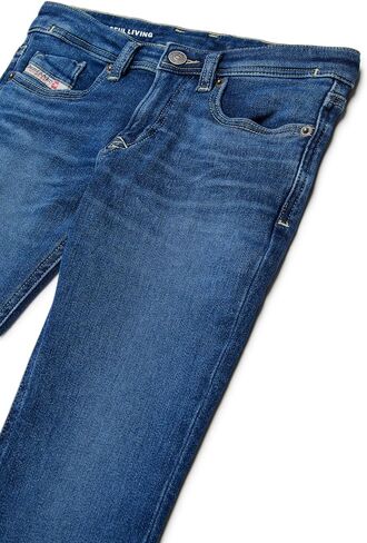 Diesel Boys' Medium Blue Wash Skinny Fit Jeans in Kuwait