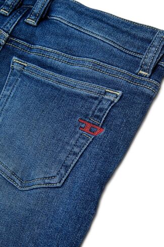 Diesel Boys' Medium Blue Wash Skinny Fit Jeans in Kuwait