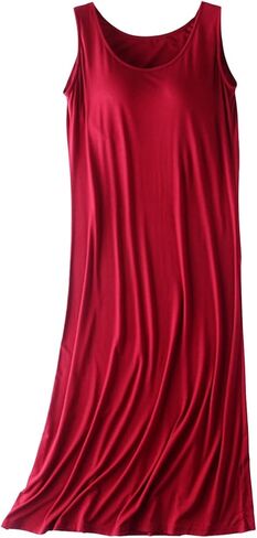 Night Gowns For Adult Women Shelf Bra Cute Nightgowns Plus Size Sleeveless Sleepwear Ladies Summer Tank Sleep Dress in Saudi Arabia