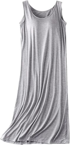 Night Gowns For Adult Women Shelf Bra Cute Nightgowns Plus Size Sleeveless Sleepwear Ladies Summer Tank Sleep Dress in Saudi Arabia