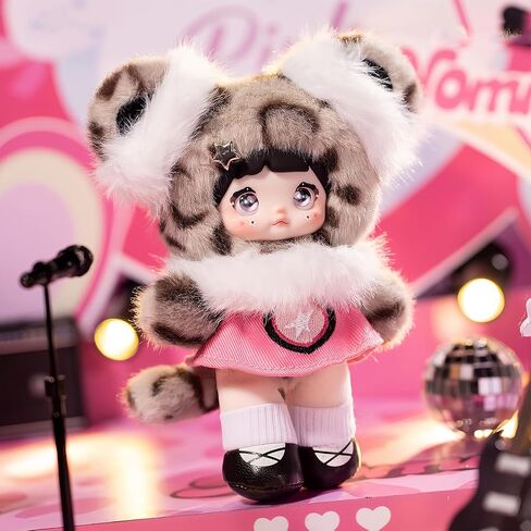 Nommi Pink Energy Series Cute Plush Keychain Blind Box (1 of 8 Possible Styles) Nommi Key Ring Collectible Birthday Gifts (1Pc Blind Box) in Saudi Arabia