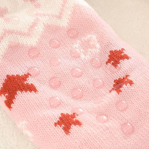 Kids Girls Slipper Socks Soft Thick Cozy Fuzzy Warm Anti-Slip Winter Thermal Christmas Socks Christmas Gifts in Kuwait