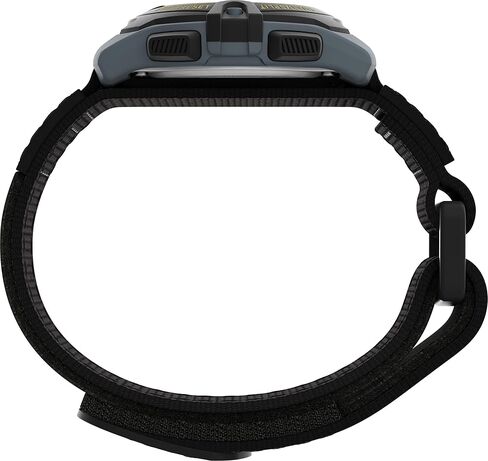 Timex UFC Unisex Rivalry 33mm Watch - Black Velcro Digital Dial Black Case in Kuwait