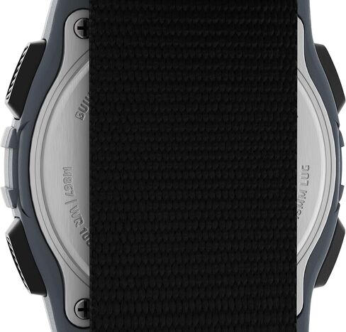 Timex UFC Unisex Rivalry 33mm Watch - Black Velcro Digital Dial Black Case in Kuwait