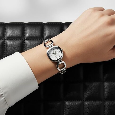 Gift Set Women's Watch Silver- Jewelry Set- Necklace-Ring- Earrings - Band in Saudi Arabia
