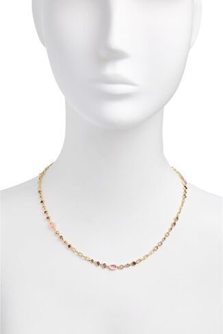 قلادة Kendra Scott النسائية الصغيرة Elisa Abbie Strand من مزيج ذهبي وردي مقاس واحد مقاس واحد in Kuwait