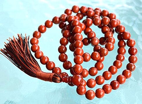 Red Jasper Mala Necklace – 8mm 108 Beads – Grounnding & Vitality in Saudi Arabia
