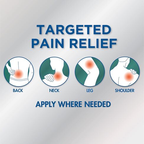 Thera|Care Maximum Strength OTC Pain Relief Patch | 4% Lidocaine Patch | 3.9" x 5.5" | 6-Count Box in Kuwait