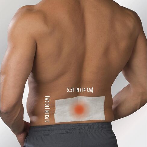 Thera|Care Maximum Strength OTC Pain Relief Patch | 4% Lidocaine Patch | 3.9" x 5.5" | 6-Count Box in Kuwait