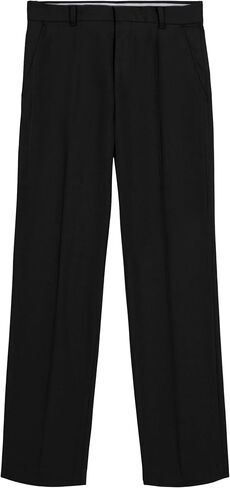 Tommy Hilfiger Boys' Flat-Front Dress Pant, Straight Leg Fit, Zip Fly & Belt Loops, Side & Back Pockets in Kuwait